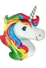 Folieballon Unicorn regenboog XL