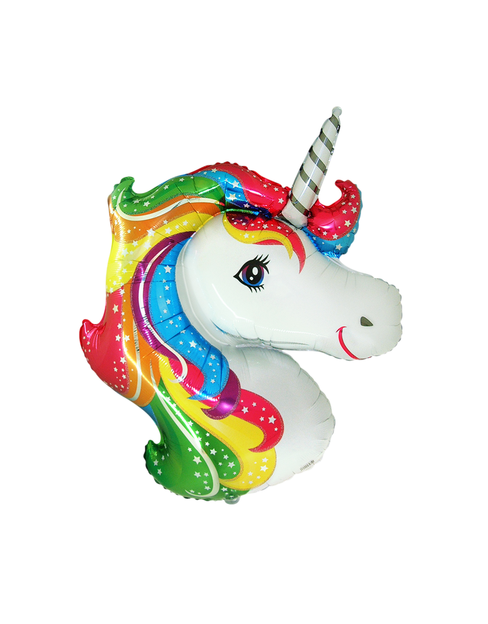 Folieballon Unicorn regenboog XL