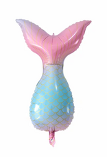 Folieballon zeemeerminstaart 85 cm
