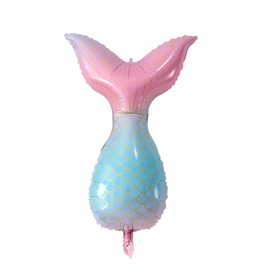 Folieballon zeemeerminstaart 85 cm