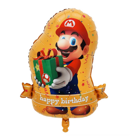 Folieballon Mario happy birtday 60cm