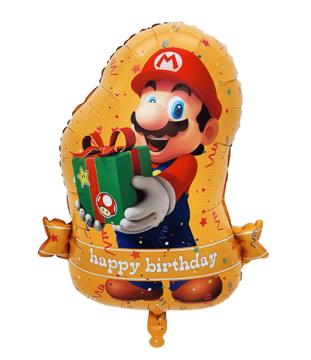 Folieballon Mario happy birtday 60cm