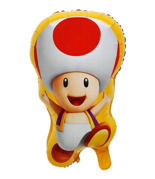 Folieballon Toad super mario | 60 cm