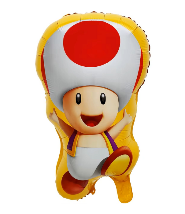 Folieballon Toad super mario | 60 cm