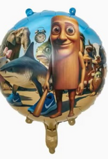 Ballon tung tung & vriendjes 45cm
