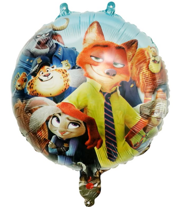 Folieballon Zootropolis 45cm