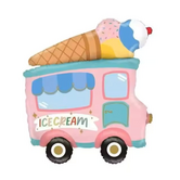 ice cream wagen ballon | 65 cm
