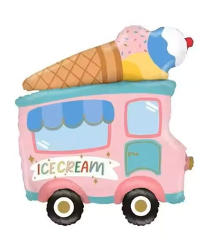 ice cream wagen ballon | 65 cm