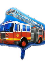 Brandweerwagen ballon 70 cm