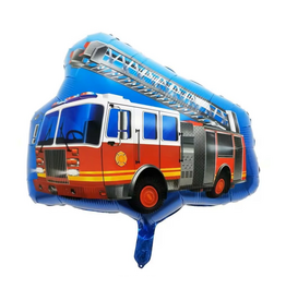 Brandweerwagen ballon 70 cm