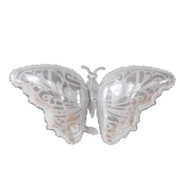 Vlinder zilver | 50 cm