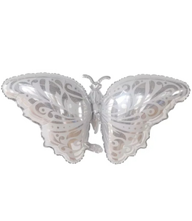 Vlinder zilver | 50 cm