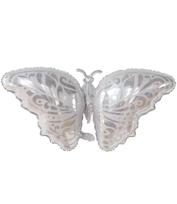 Vlinder zilver | 50 cm