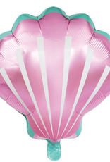 Schelp ballon paars 50 cm