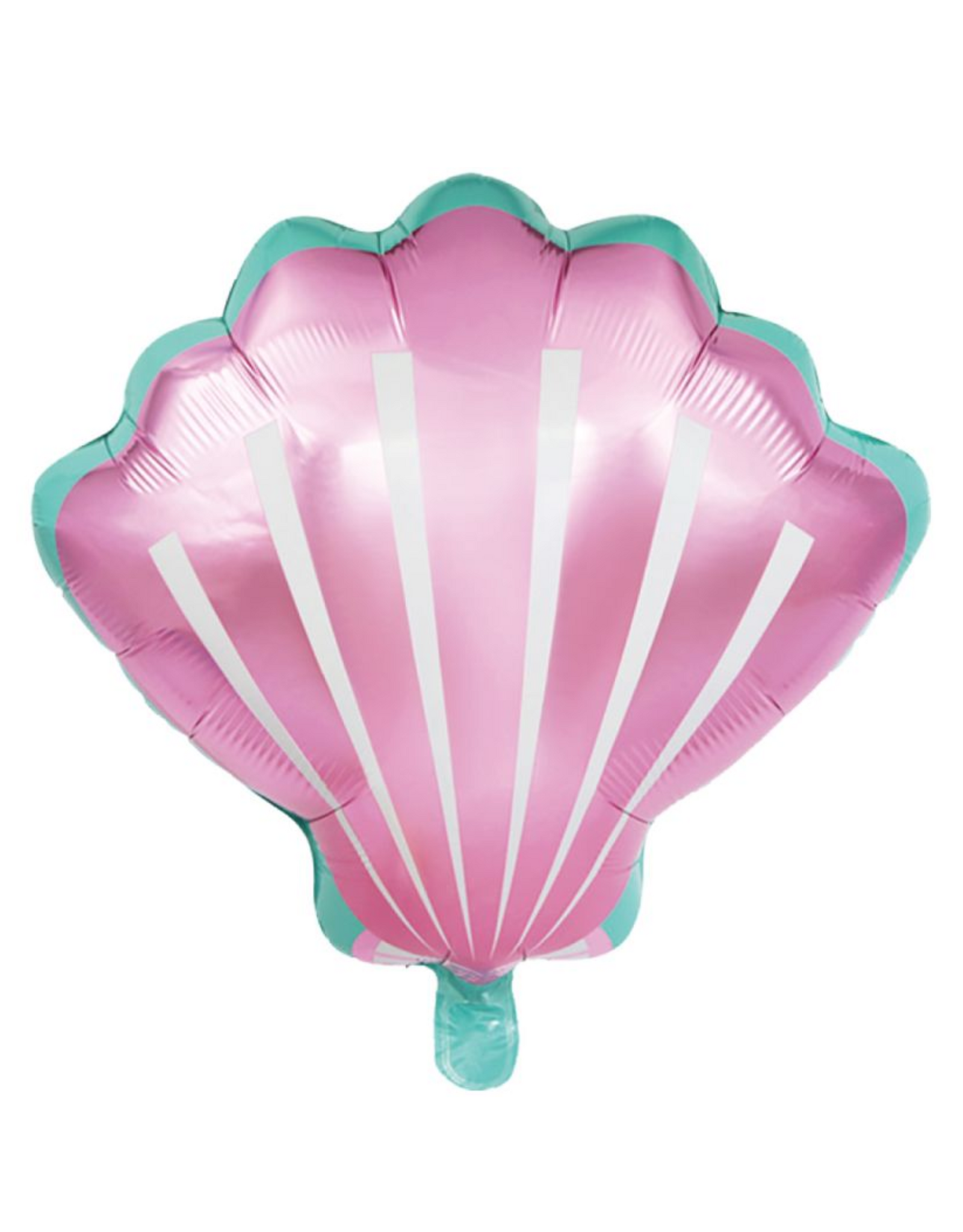 Schelp ballon paars 50 cm