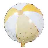 strandbal ballon geel 45 cm