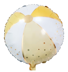 strandbal ballon geel 45 cm