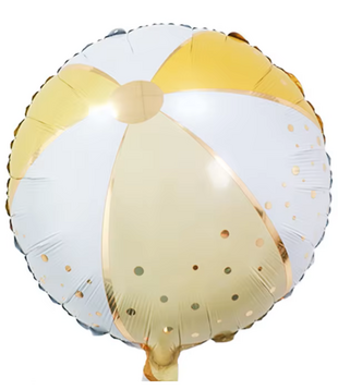 strandbal ballon geel 45 cm