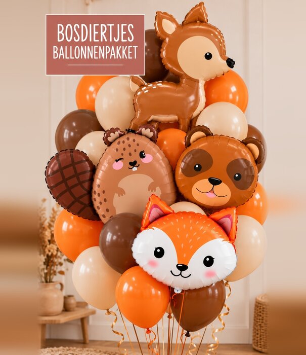 Bosdiertjes ballonnenpakket | WOW Party