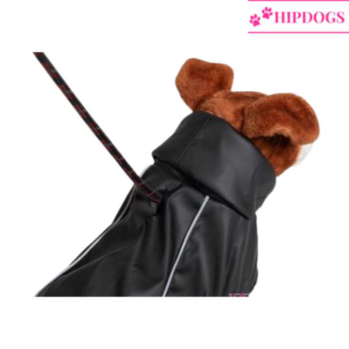 Jack and Vanilla Jack and Vanilla Fisherman honden regenjas zwart