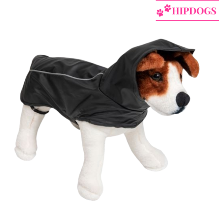 Jack and Vanilla Jack and Vanilla Fisherman honden regenjas zwart