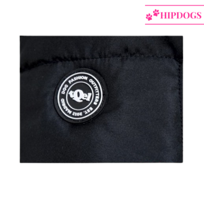 tQel – Mode & Accessoires voor Teckels tQel Teckeljas Artic zwart Lichtgewicht donsjas