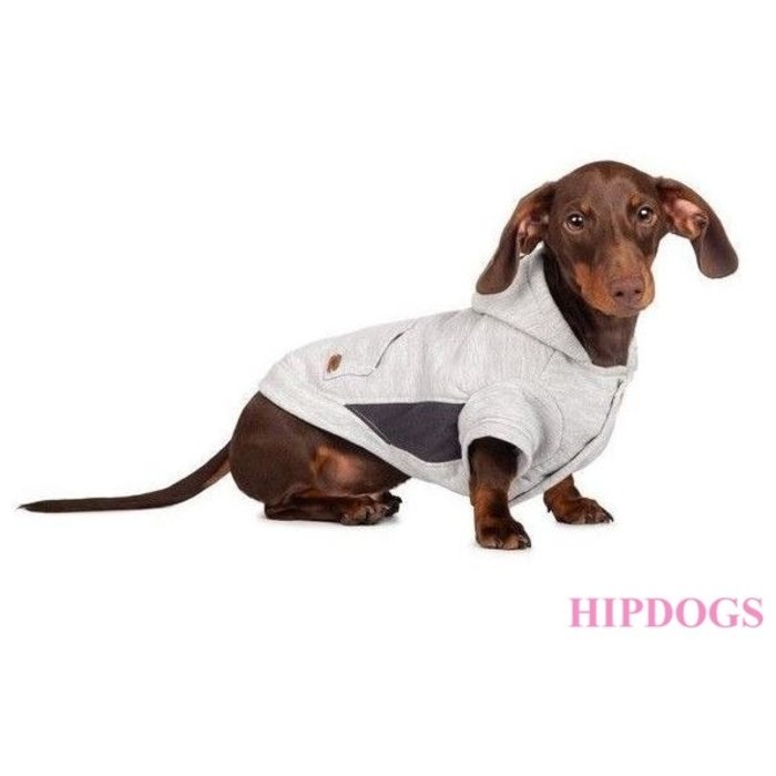 tQel – Mode & Accessoires voor Teckels tQel Honden sweater Boston Grey