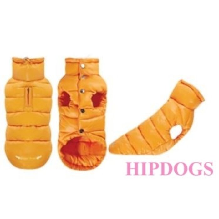 Puppy Angel Puppy Angel  Honden jas Love Faux Down Padding vest Oranje