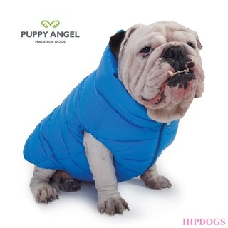 Puppy Angel Puppy Angel  Bulldog jas Dog Down Padding Vest blauw