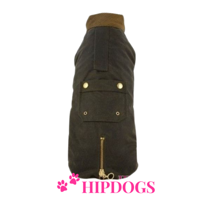 tQel – Mode & Accessoires voor Teckels tQel Teckeljas Waxcoat Barbour Olive Green