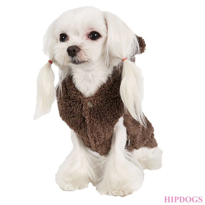 Puppy Angel Puppy Angel  honden jas BBOBBO  (TM) Teddy Hoodie Bruin