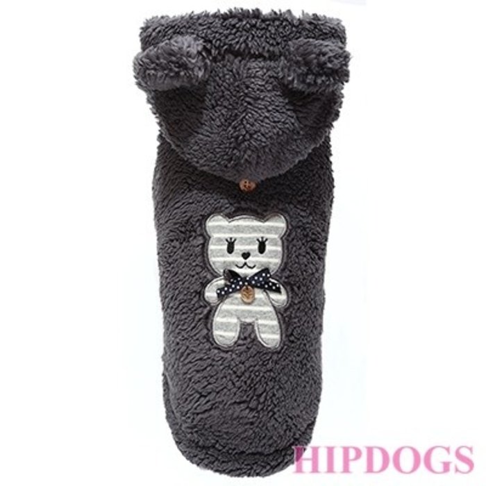 Puppy Angel Puppy Angel Honden jas BBOBBO (TM) Teddy Hoodie Grijs