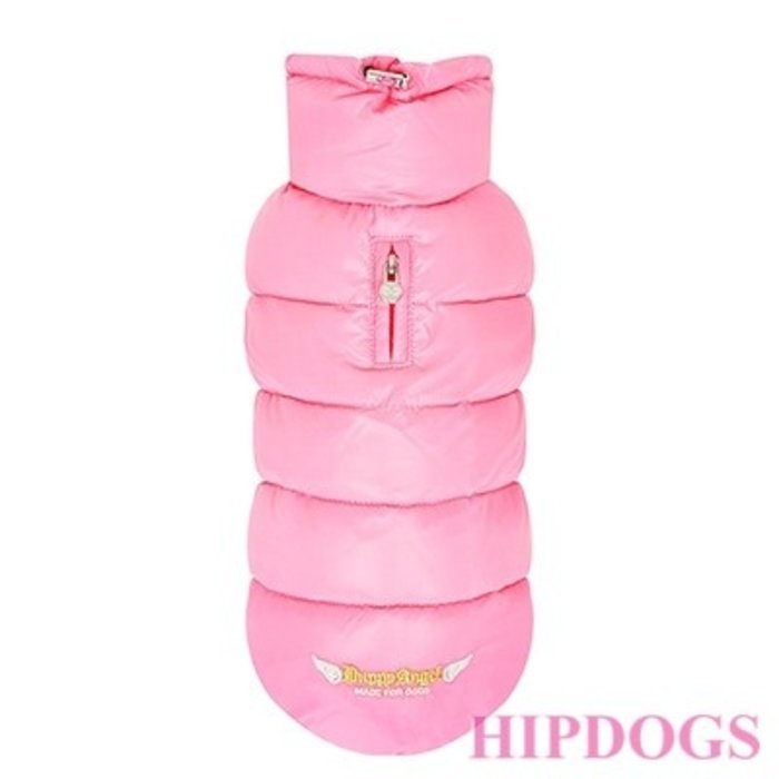 Puppy Angel Puppy Angel Love Faux Down Padding Vest (Regular, Snap) roze