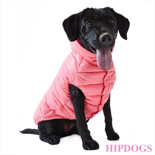 Puppy Angel Puppy Angel Love Faux Down Padding Vest (Regular, Snap) roze