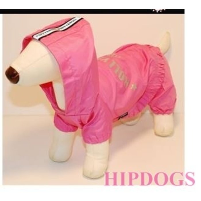 Puppy Angel Puppy Angel Honden regenpak All in one Rainsuit Hollywood Pink