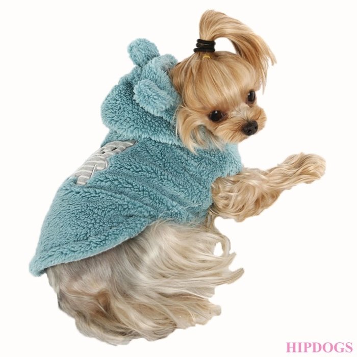Puppy Angel Puppy Angel Honden jas BBOBBO (TM) Teddy Hoodie Blue