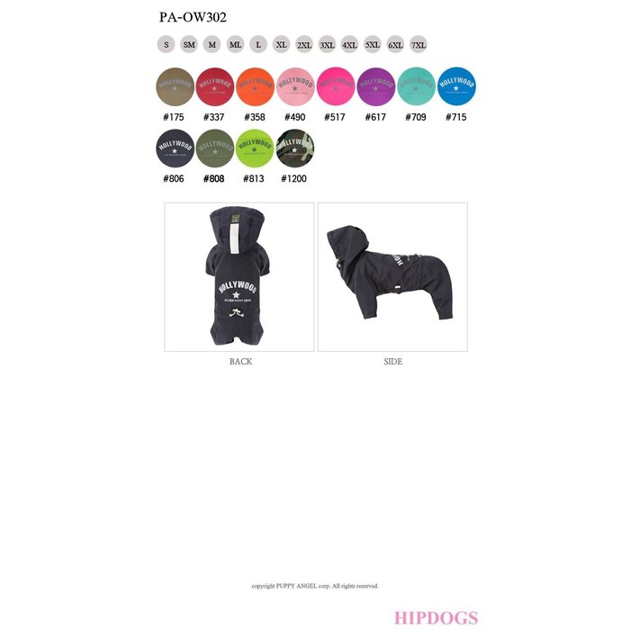 Puppy Angel Puppy Angel Honden regenpak Multi Protect raincoat Navy