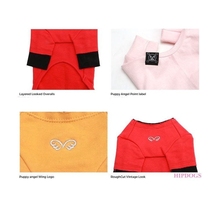Puppy Angel Puppy Angel Do Not Touch honden overall Red