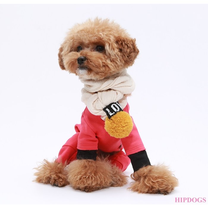 Puppy Angel Puppy Angel Do Not Touch honden overall Red