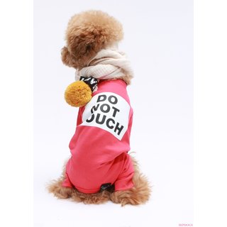 Puppy Angel Puppy Angel Do Not Touch honden overall Red