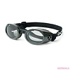 Metallic Black Doggles honden Zonnebril