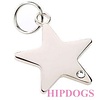 K9 honden ID tag Ster met Rhinestone