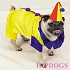 Honden carnavals kostuum Clown