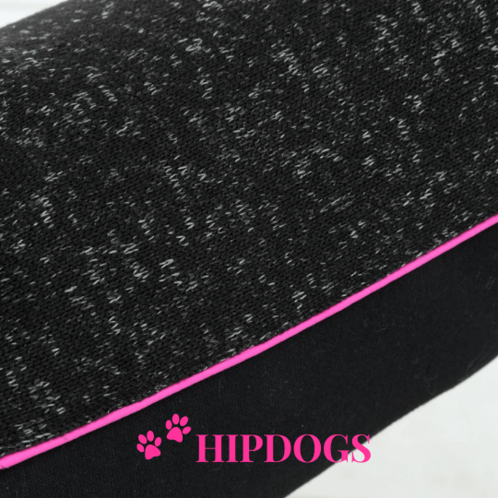 Trixie Trixie Hondentrui fleece Hudson Zwart/Roze