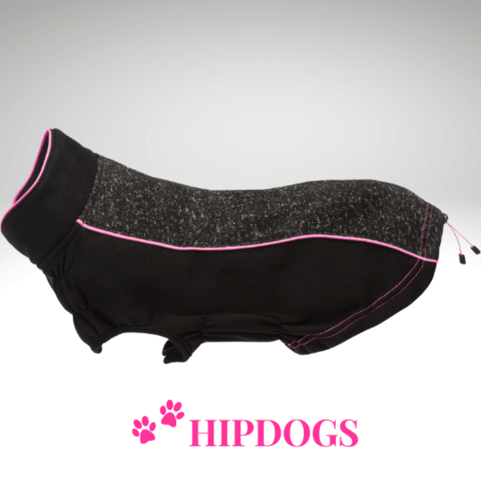 Trixie Trixie Hondentrui fleece Hudson Zwart/Roze