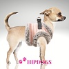 Milk & Pepper winter harnas hond Zora roze