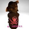 K9 honden t-shirt met roze piraat