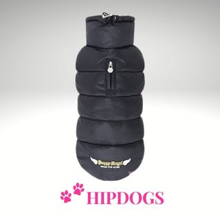 Puppy Angel Puppy Angel  Honden jas Love Faux Down Padding vest Zwart