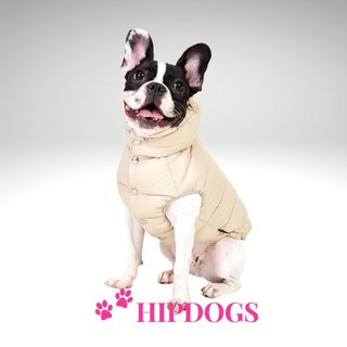 Puppy Angel Puppy Angel Honden jas Love Faux Down Padding vest Beige