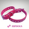 Honden halsband rood met strass